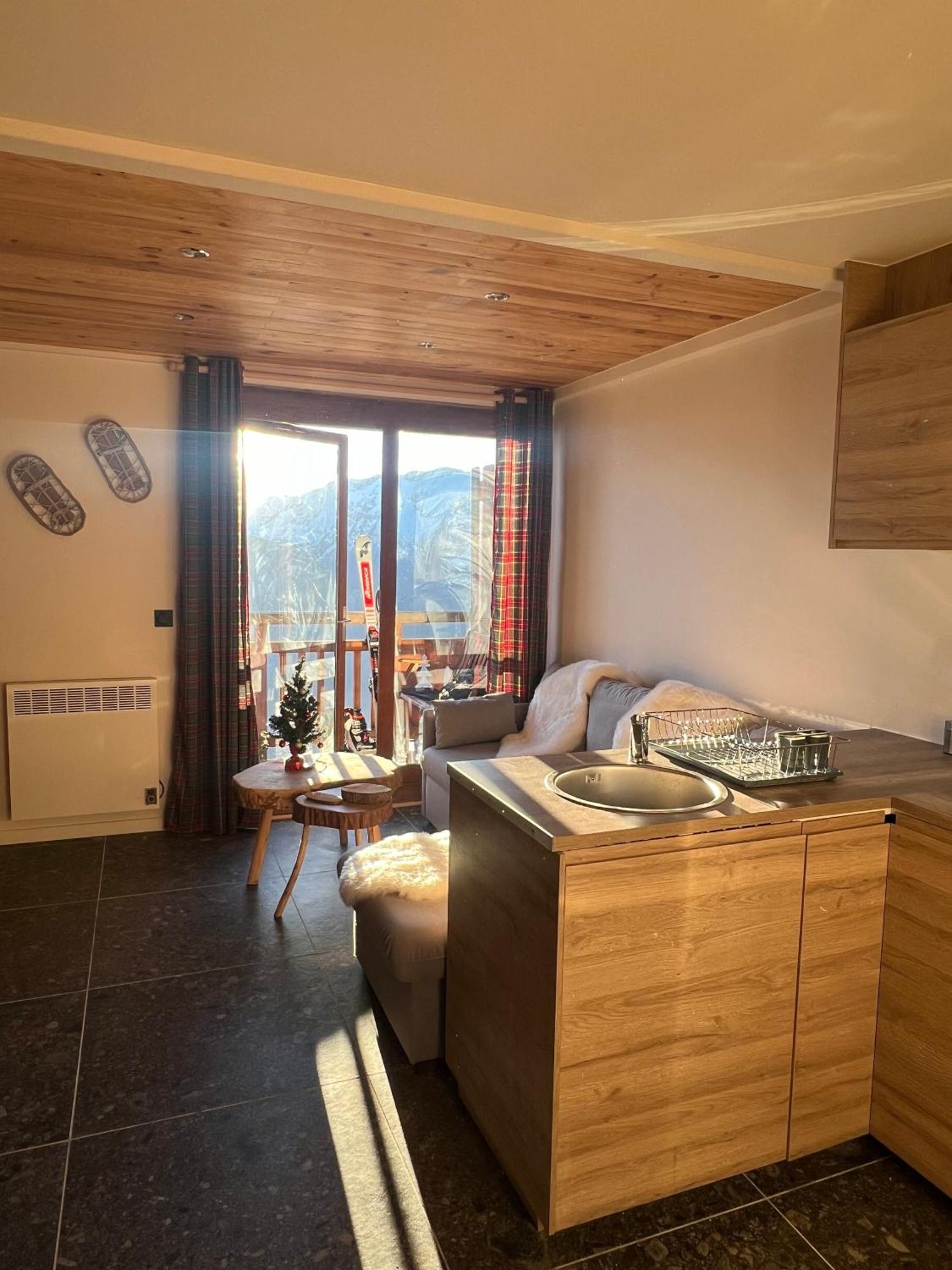 Stunning Apartment With Breathtaking View! Huez ภายนอก รูปภาพ